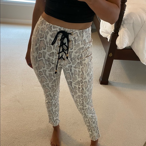 Jagger & Stone Straight Leg Pants in Snake Vinyl - Picture 4 of 7